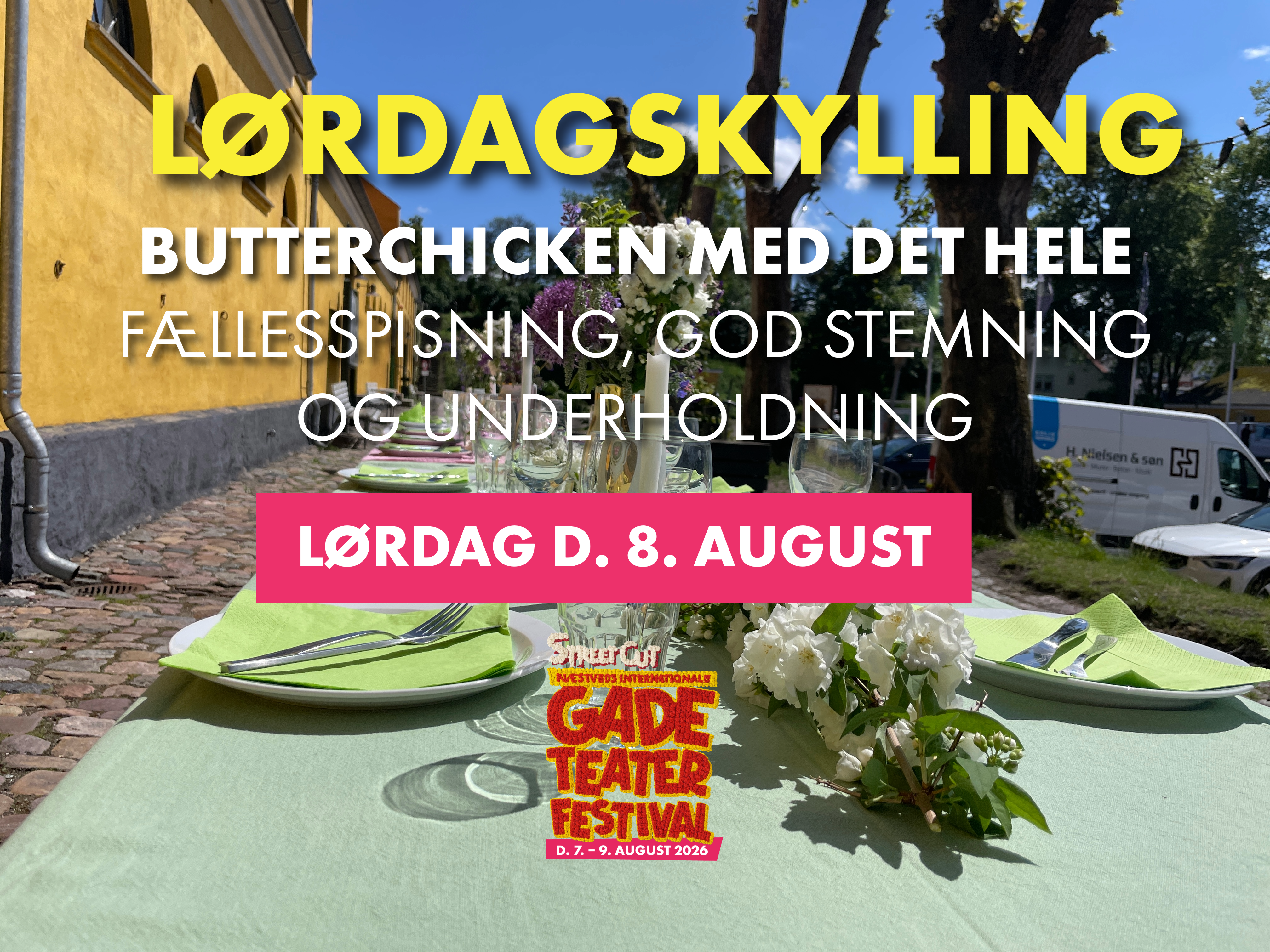 Street Dinner Lørdagskylling 08. august kl. 18:30